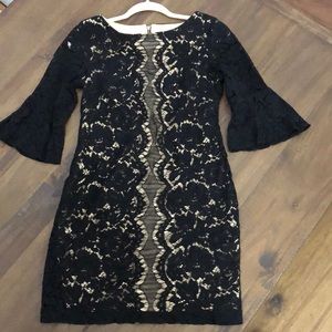 Black lace dress